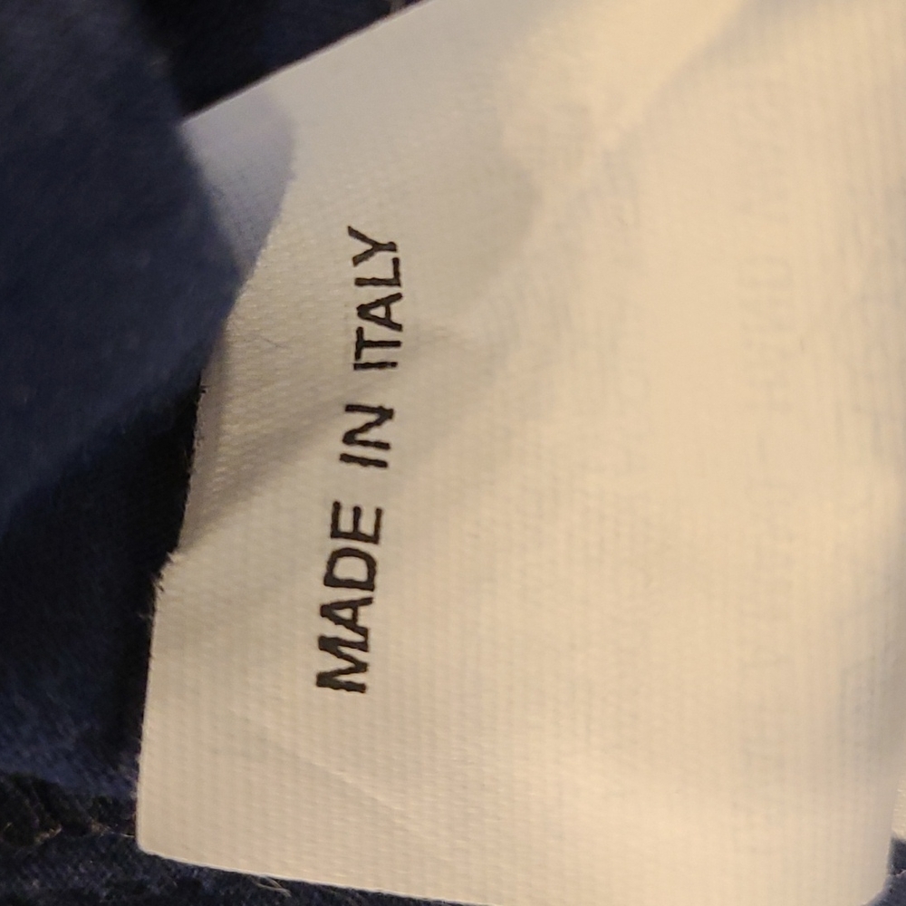 Gianfranco Ferre T-shirt Blue with white design XXL - Picture 8 of 9